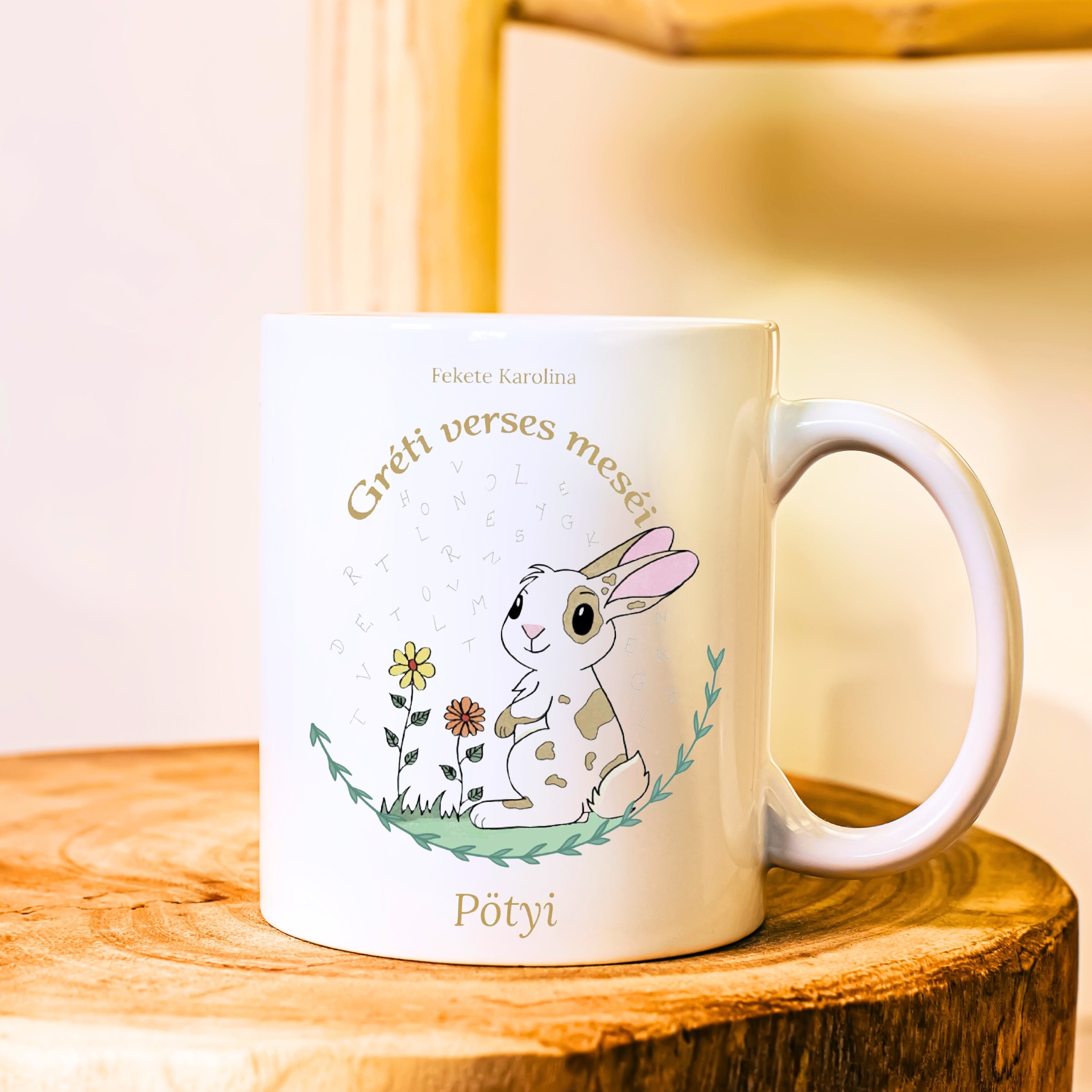 Gréti verses meséi - mintás bögre